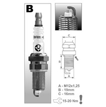 BRISK BR12YS9 spark plug