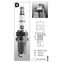 BRISK DOR12YS spark plug