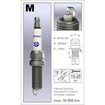 BRISK MR12YS9 spark plug