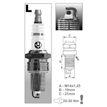 BRISK L15YC spark plug