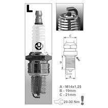 BRISK LR12C spark plug