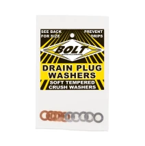 Set of washers/alu gaskets M8x15 mm 10pcs    