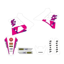set of stickers YZ 125/250 91-92 Team Yamaha 92