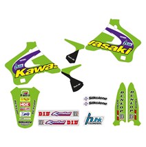 set of stickers KX 125/250 94-98 Team Kawasaki 98
