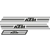 set of stickers KTM GS 74-76