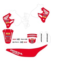 set of stickers + seat covers fits onHonda CR 125/250 92-94 Honda EU 1992