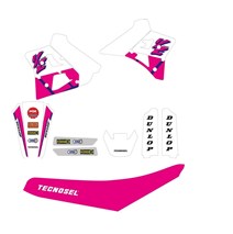 set of stickers + seat covers fits onYZ 91-92 Team Yamaha 92