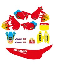 set of stickers+ seat covers fits onRM 99-00 Team Suzuki 99