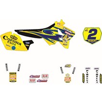 set of stickers+ seat covers fits onRM 01-08 Team Suzuki 01