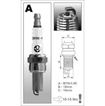 BRISK AR12C spark plug