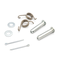 set of pins and footrest springs fits KTM SX/F up to 2015 +Honda CRF +HQ TC/FC up to 2015