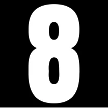 Numbers Little FIM 15 CM 8