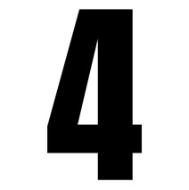 Numbers Little FIM 15 CM 4