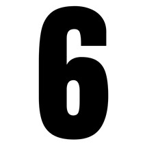 Numbers Little FIM 15 CM 6/9