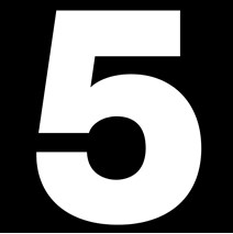 Numbers Little USA 10 CM 5