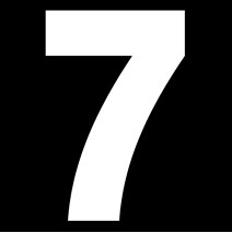 Numbers Little USA 10 CM 7