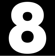Numbers Little USA 10 CM 8