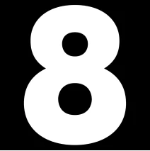 Numbers Little USA 10 CM 8