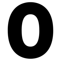 Numbers Little USA 10 CM 0