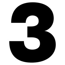 Numbers Little USA 15 CM 3
