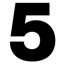 Numbers Little USA 15 CM 5