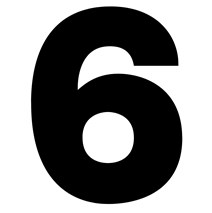 Numbers Little USA 15 CM 6/9
