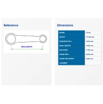 Connecting rod kit for YAMAHA YZ 125 22-24