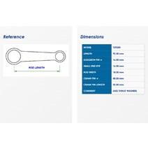 Connecting rod kit for YAMAHA YZF 250 16-24