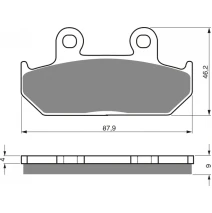 brake pads GOLDFREN 024 S3