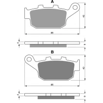 brake pads GOLDFREN 306 AD
