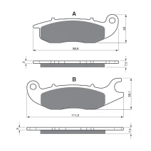 GOLDFREN 210 AD brake pads   