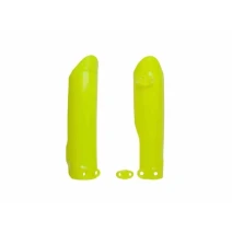 Forks guards Rtech for KTM SX50/65 16-26, Husqvarna TC50/65 17-26, GAS GAS MC50/65 21-26 fluo yellow