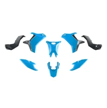 T7 Revolution plastic kit Rtech for Yamaha Tenere 700 25-26 light blue/black