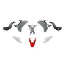 T7 Revolution plastic kit Rtech for Yamaha Tenere 700 25-26 gray/white/red