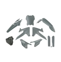 7-piece plastic set Rtech for Triumph TF250/450 24-26 grey