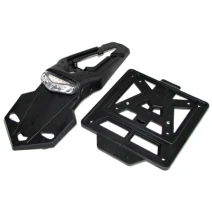 Tail light with LED light uni Integra Racing 30 to 60 degrees black