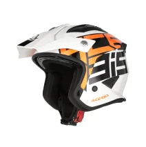Acerbis JET ARIA SPORT helmet, white/orange