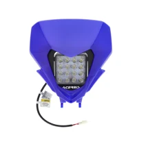 Mask with LED light VSL Acerbis for Sherco SE/SEF 2025-2026, blue