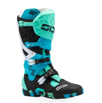 SIDI CROSSAIR X Motocross Boots  Messy/Cyan