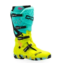 SIDI CROSSAIR X Motocross Boots Yellow/Mint