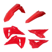 Small set of ACERBIS plastics for Honda CRF250 25-27, CRF450 25-26 red