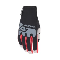 Motocross gloves ACERBIS MX WP 2.0 black/red
