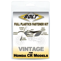 BOLT Full Plastics Fastener kit fits onHonda90-01 CR 500