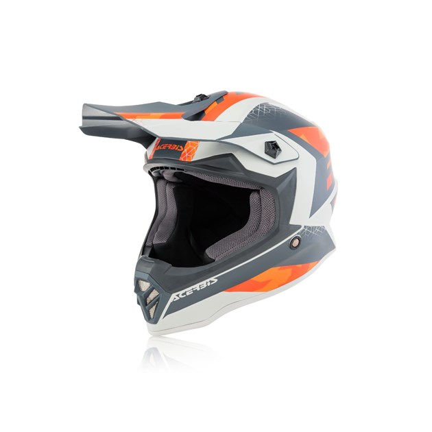 Motocross helmet Acerbis junior steel orange / gray 50