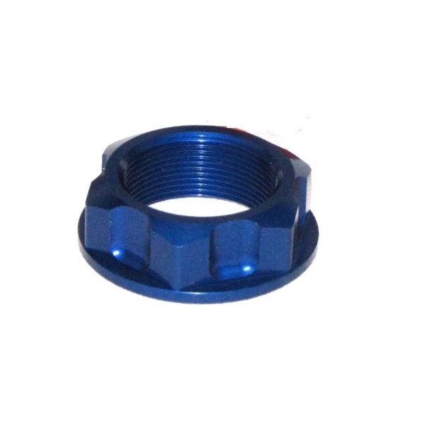 Steering nut YZ(F) 94- ,RM(Z) 04-,  CR80-150 blue