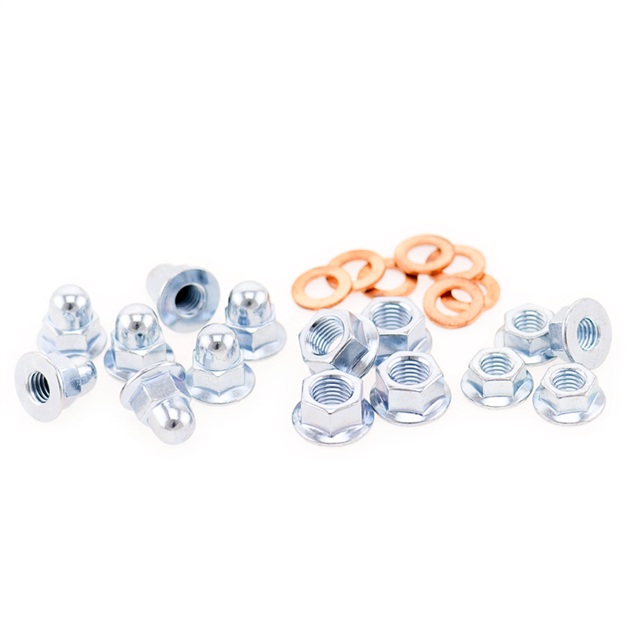 set of nuts and washers for cylinder + heads 2T